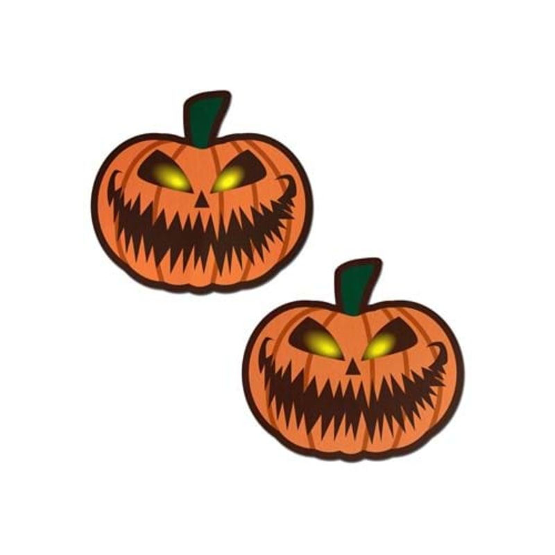 Pastease Creepy Jack-O-Lantern Pasties for Adults Standard