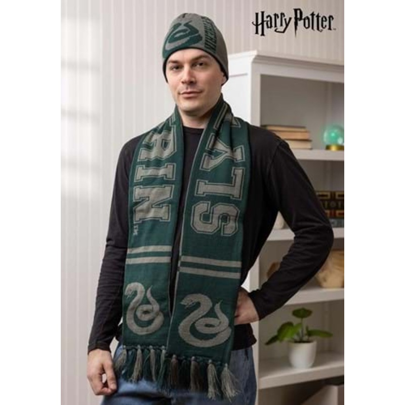 Reversible Harry Potter Slytherin Knit Scarf Standard