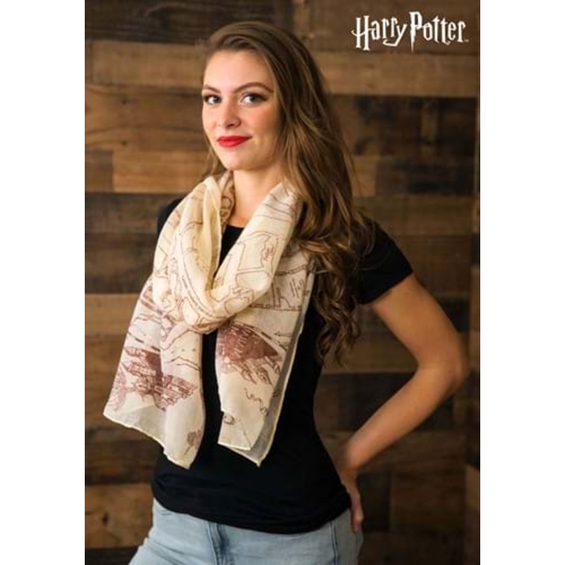 Women's Harry Potter Marauders Map Scarf Standard