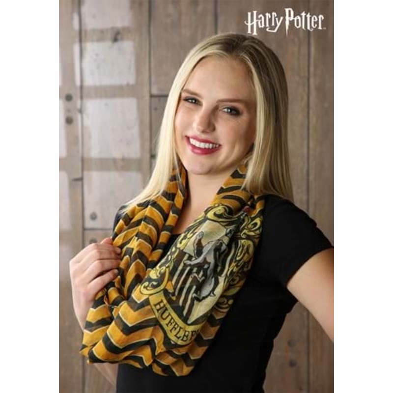 Harry Potter Lightweight Hufflepuff Infinity Scarf Standard