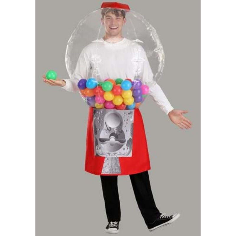 Inflatable Gumball Machine Costume for Adults Standard