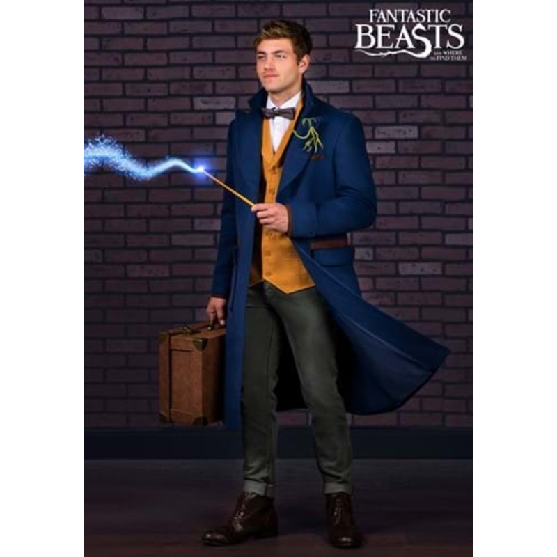 Men's Newt Scamander Blue Jacket Medium