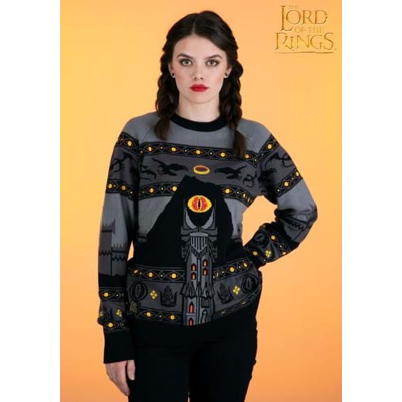 Mordor Lord of the Rings Adult Ugly Sweater X-Small
