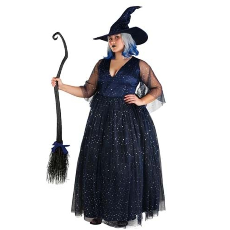 Plus Size Moonbeam Witch Costume for Women 1X