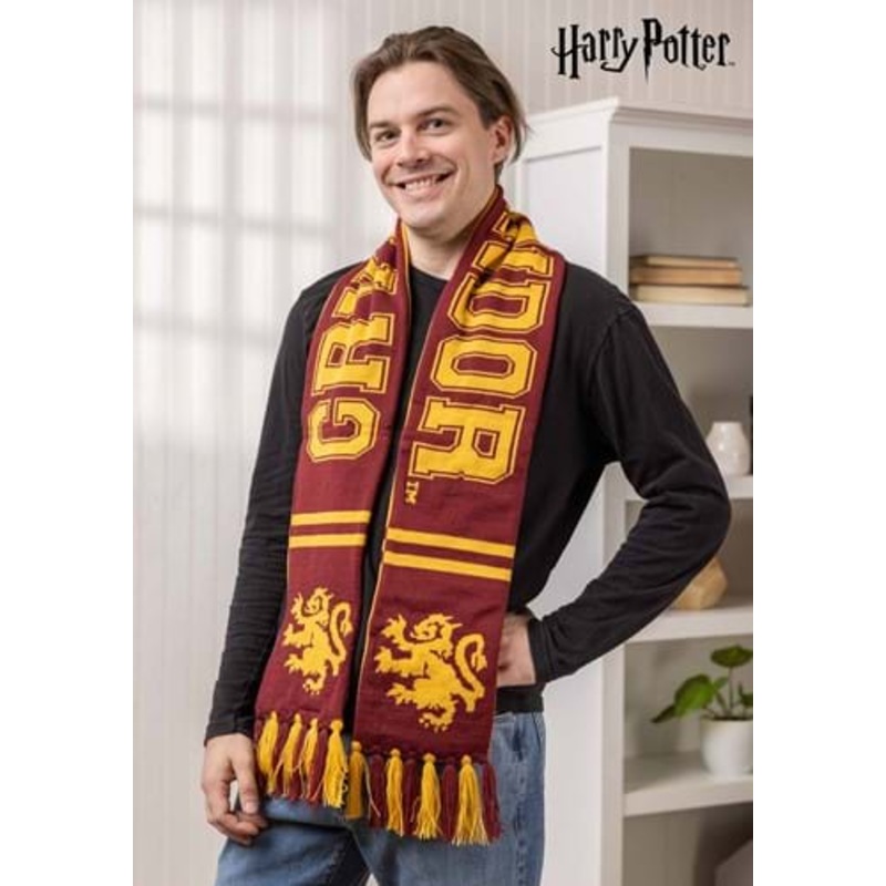 Reversible Gryffindor Knit Scarf Standard