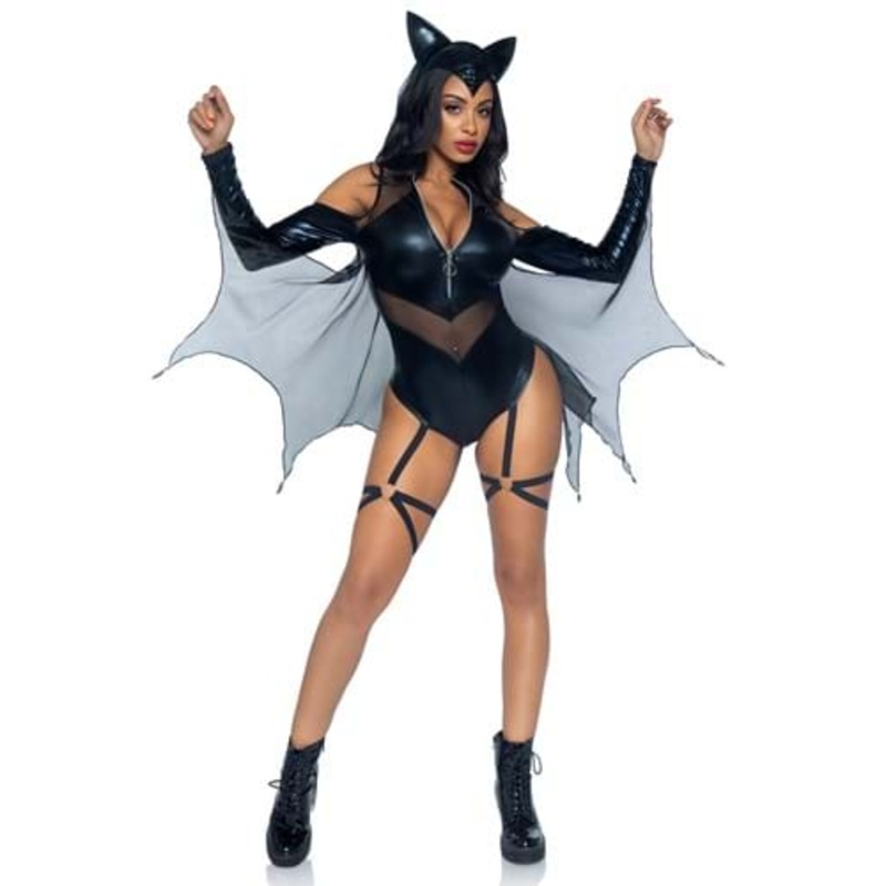 Sexy Midnight Bat Costume for Women X-Small