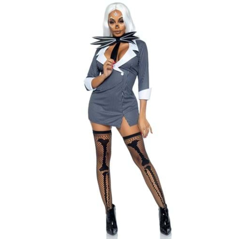 Sexy Women's Bone Babe Costume Small