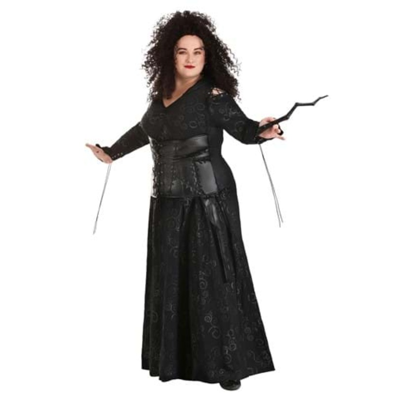 Women's Plus Size Deluxe Harry Potter Bellatrix Costume 1X