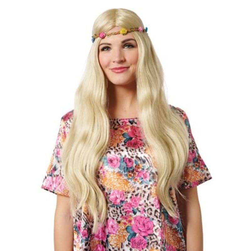 Cool Cat Blonde Costume Wig for Women Standard