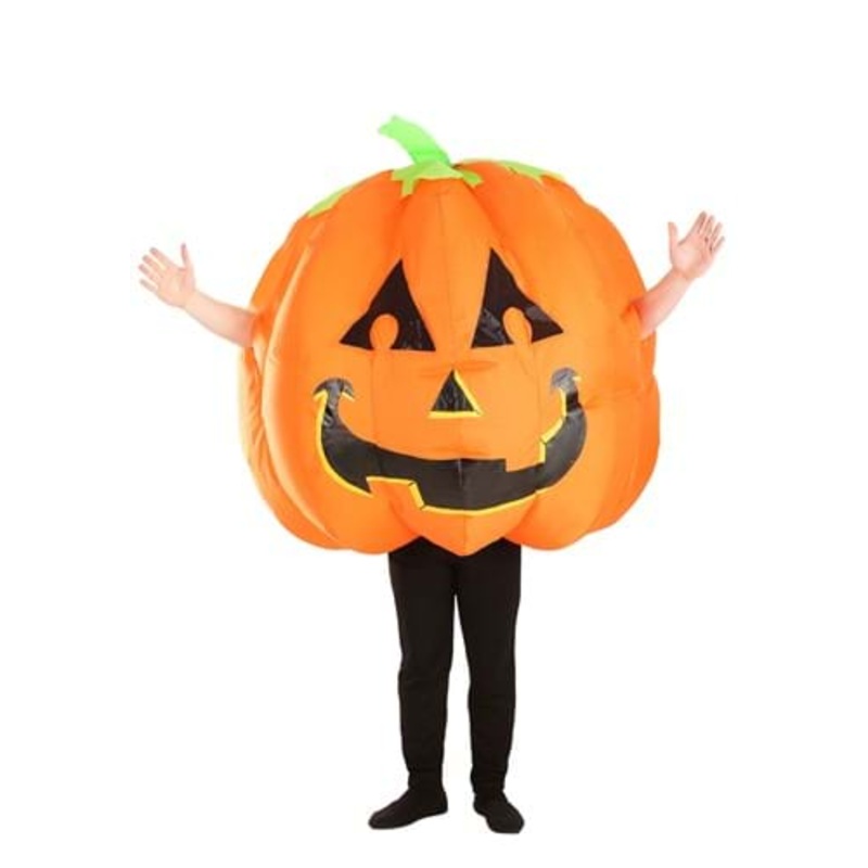 Grinning Inflatable Pumpkin Adult Costume Standard
