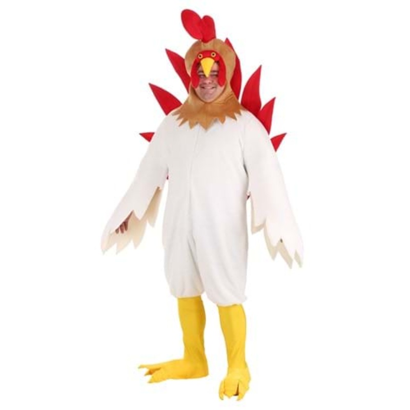 Plus Size Adult Rooster Costume 2X