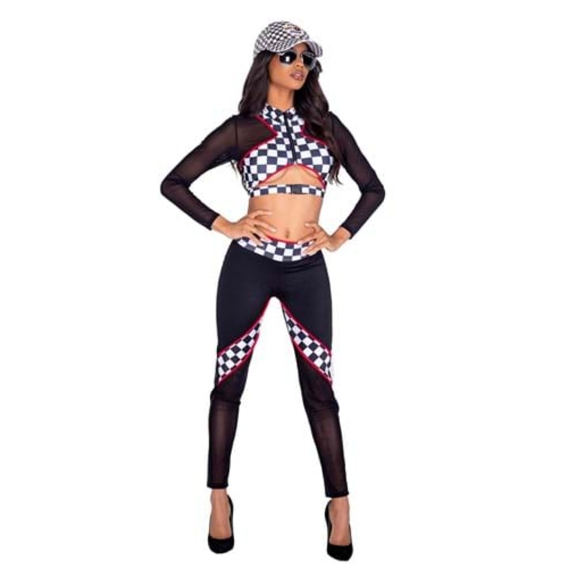 Sexy Racecar Driver Women's Costume Medium