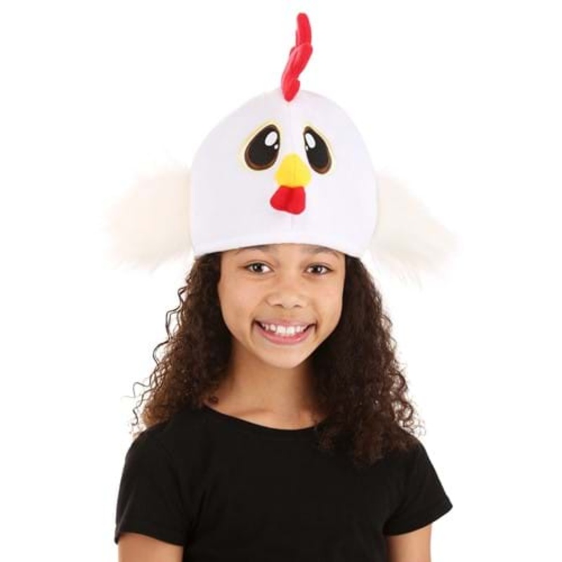 Chicken Velour Costume Hat Standard