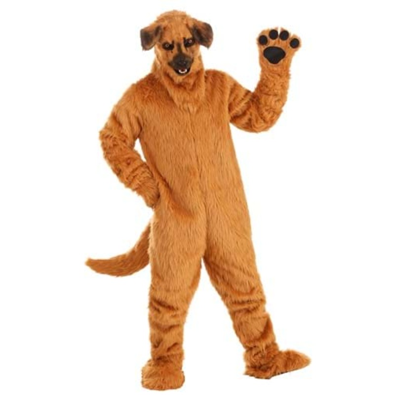Dog Suit with Mouth Mover Mask for Adults Standard