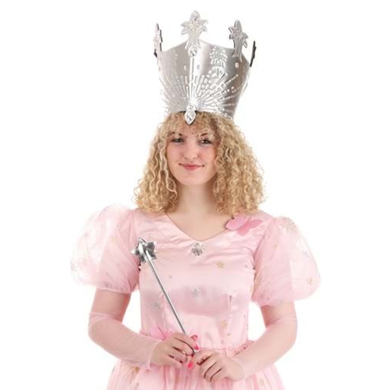 Glinda Costume Crown & Wand Standard