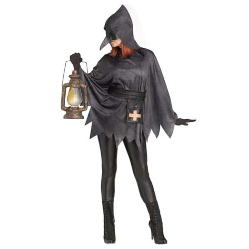 Plague Doctor Women's Poncho Costumes Standard