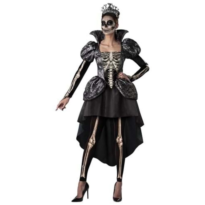 Women's Skeleton Queen Costume Small