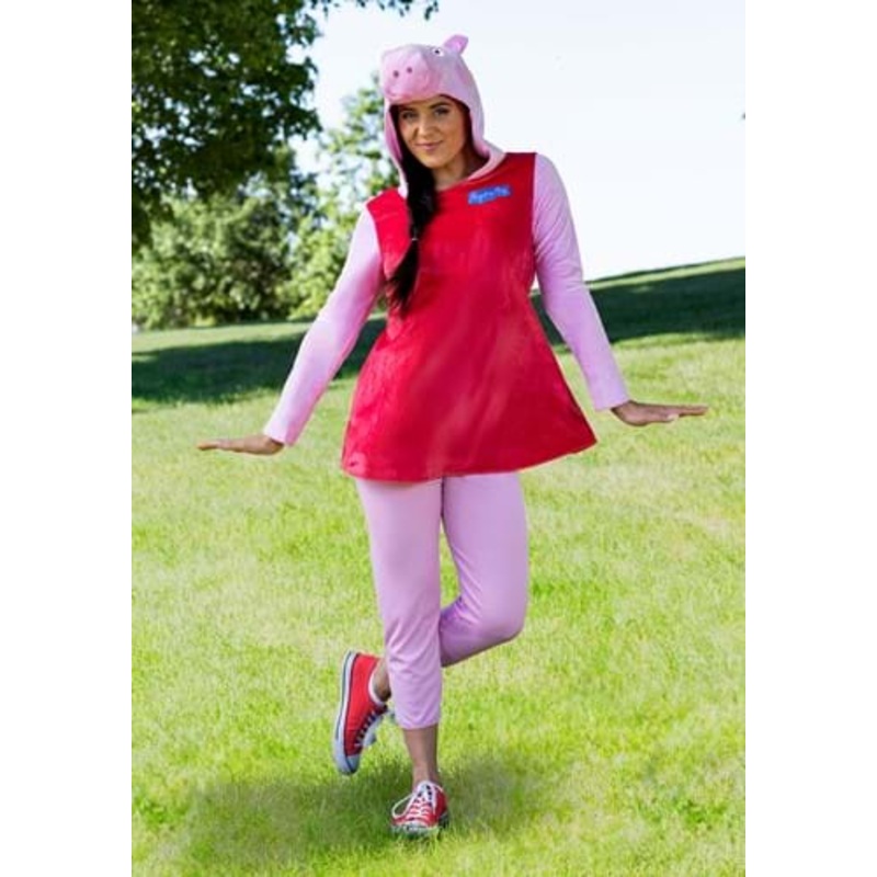 Deluxe Peppa Pig Costume for Women Large