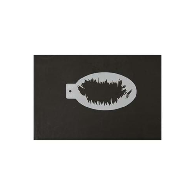 Furry Edges Makeup Stencil from Graftobian Standard