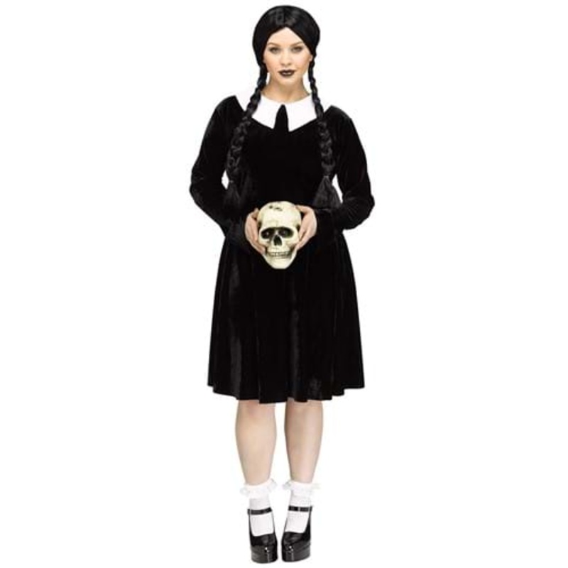 Women's Plus Size Gothic Girl Costume 1X