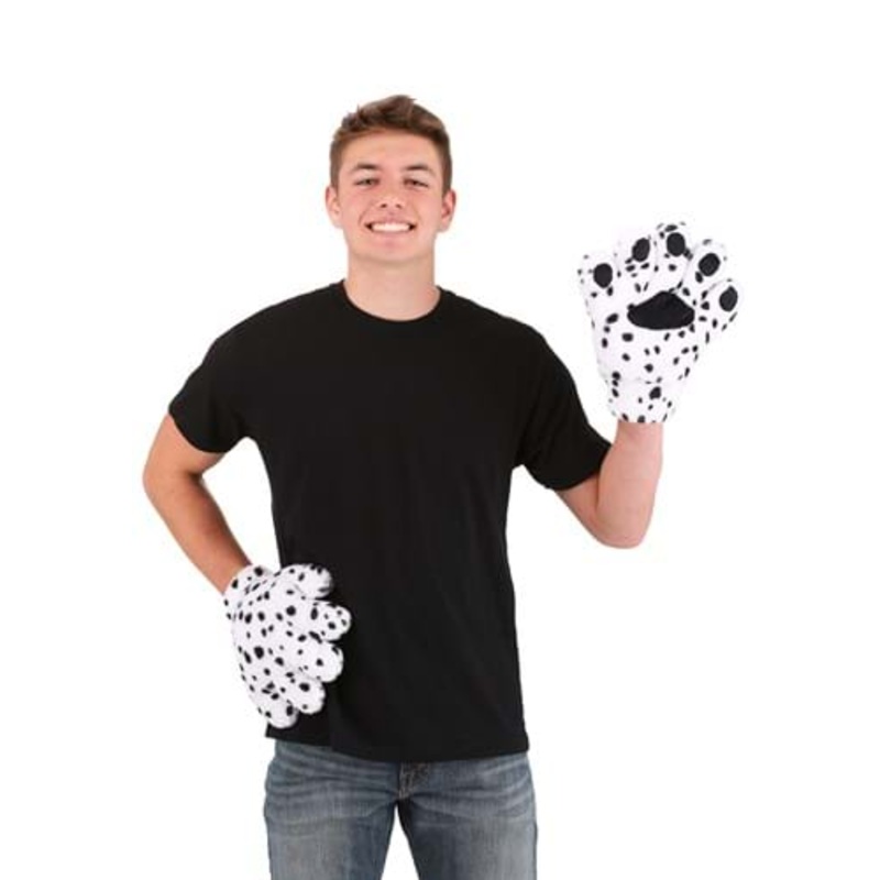Adult Dalmatian Costume Gloves Standard