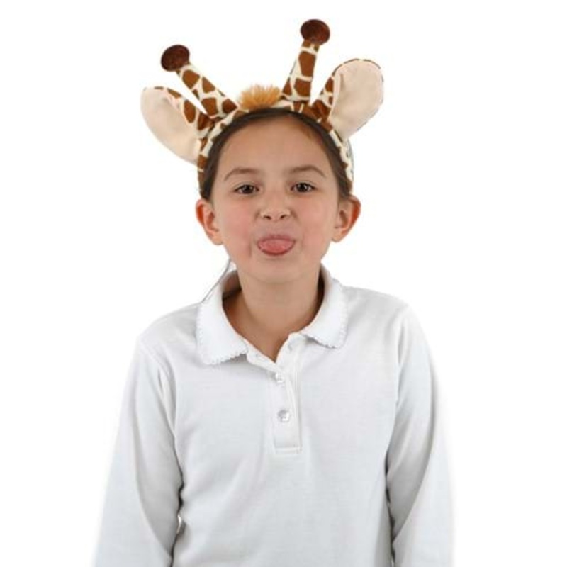 Fleece Giraffe Ears & Tail Accessory Set Standard