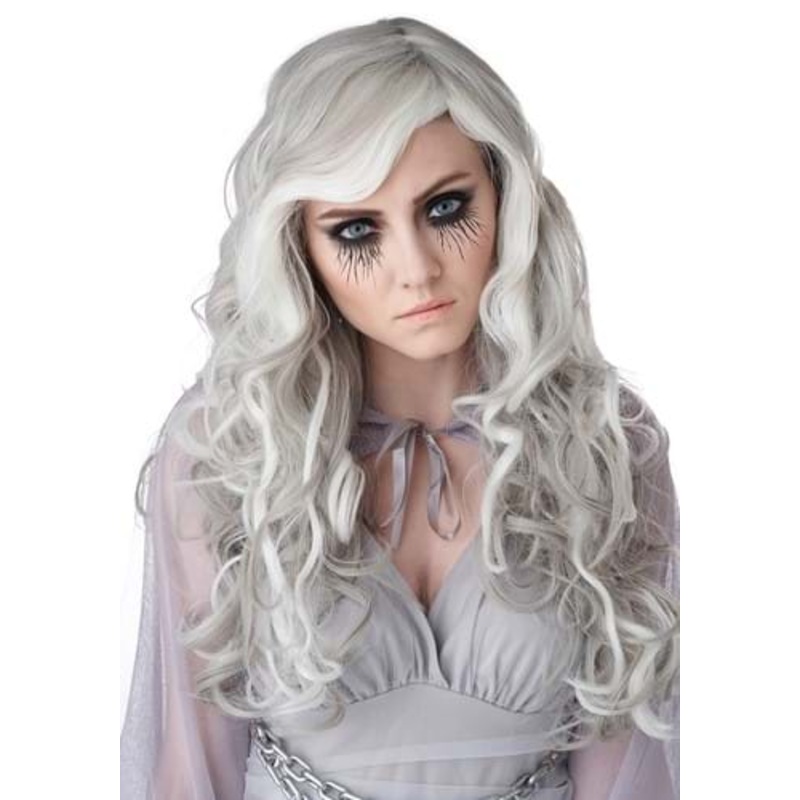 Gray Glow In The Dark Women's Wig Standard