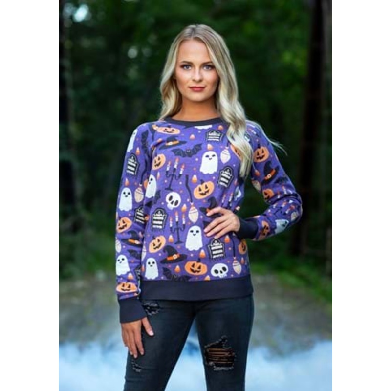 Halloween Mischief Adult Halloween Sweater X-Small