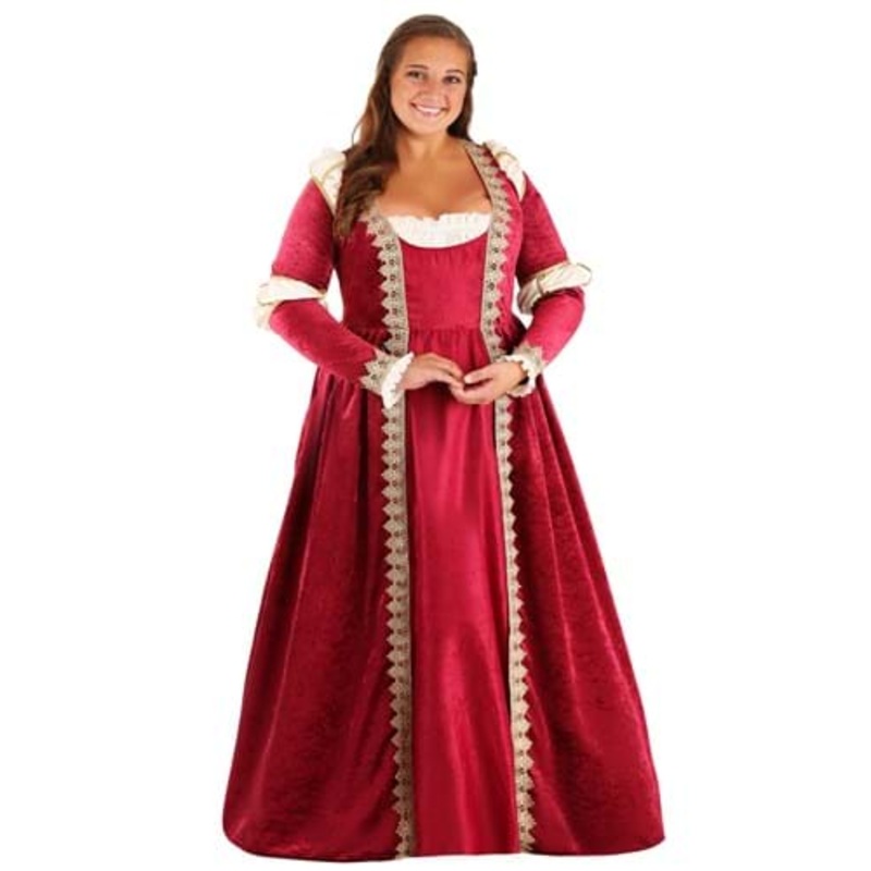 Women's Plus Size Crimson Maiden Costume 1X
