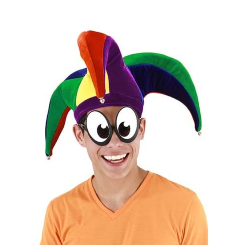 Court Jester Multicolor Costume Hat Standard