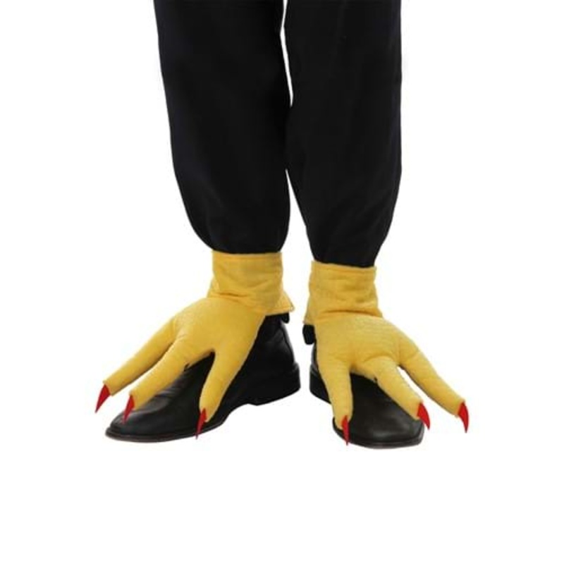 CreatureCuffs Chicken Costume Feet for Adults Standard