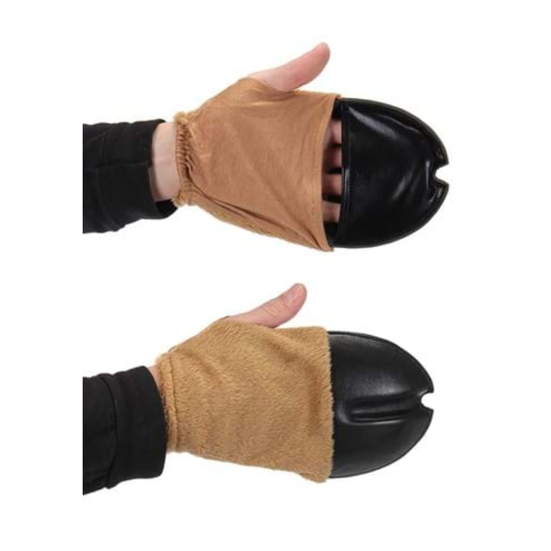 Deer Costume Brown Front Hooves Standard
