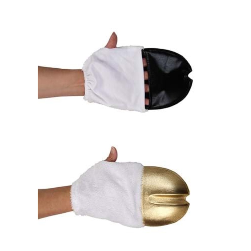 Gold Unicorn Costume Front Hooves Standard