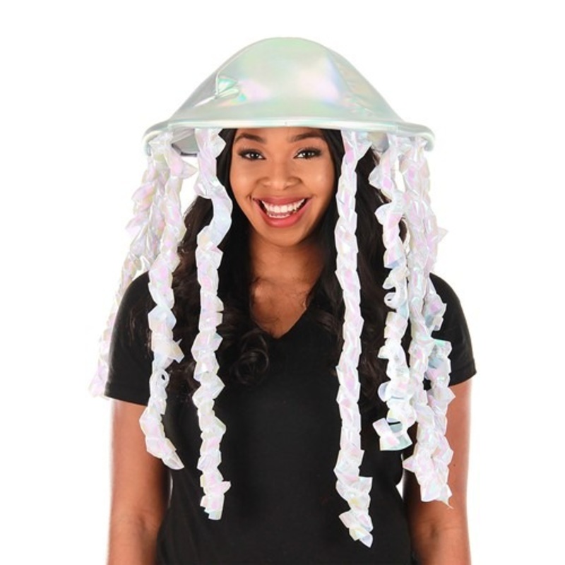 Holographic Jellyfish Soft Costume Hat Standard