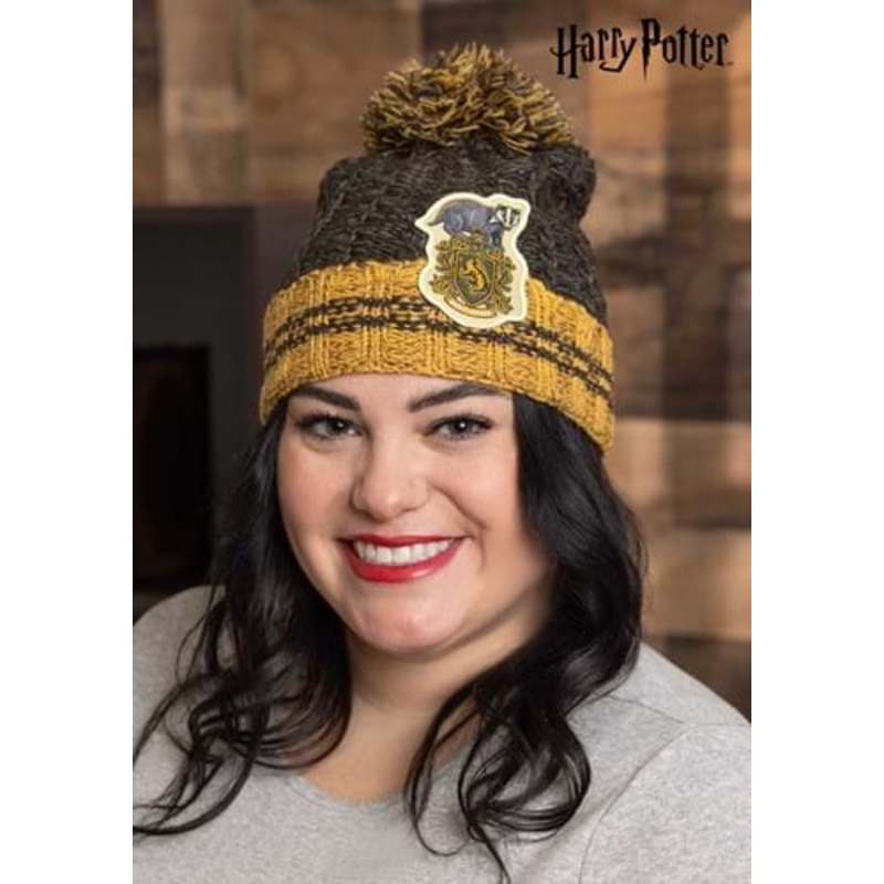 Hufflepuff Pom Warm Beanie Standard