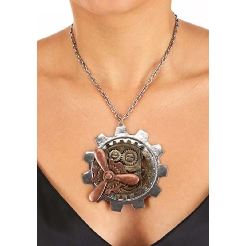 Large Gear Propeller Necklace Standard