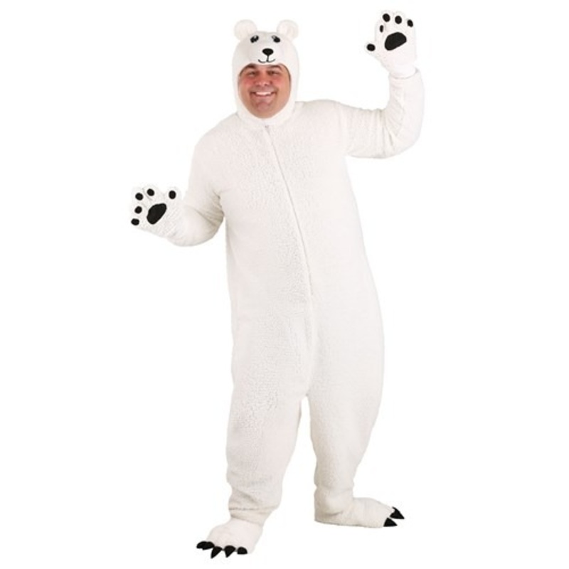 Plus Size Arctic Polar Bear Adult Costume 2X
