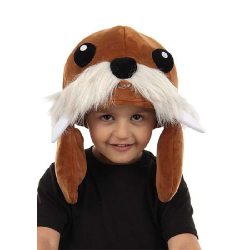 Plush Walrus Spray Toy Costume Hat Standard