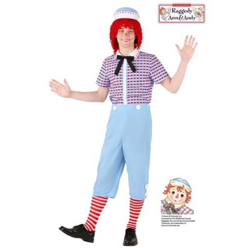 Raggedy Andy Costume for Men Small