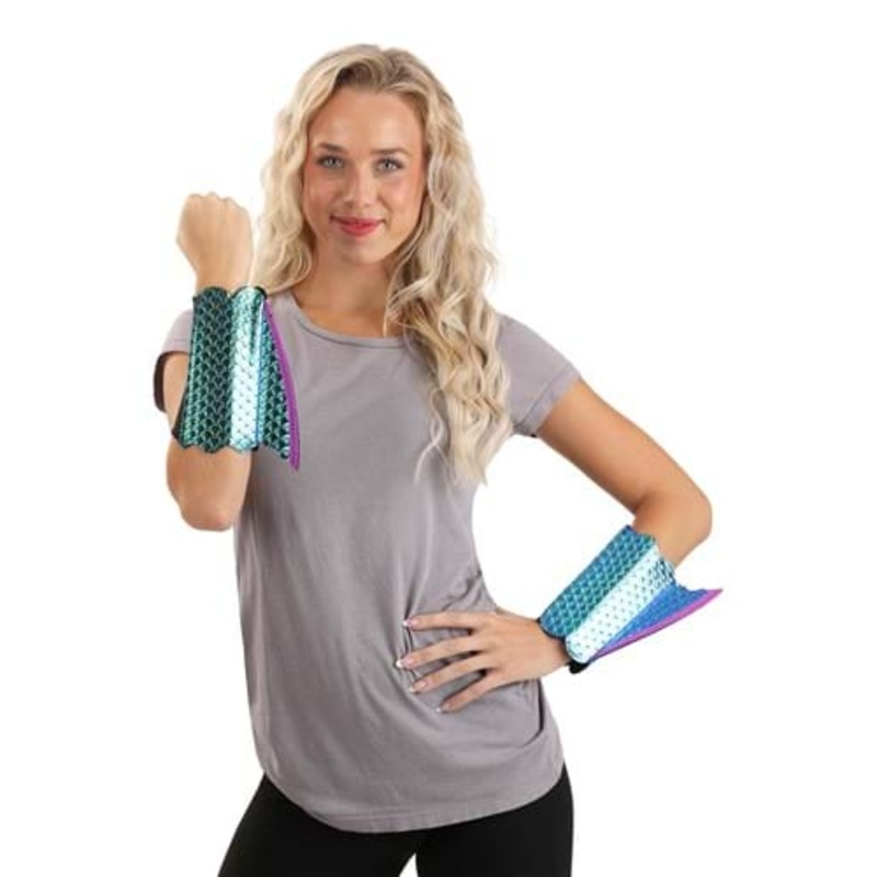 Seahorse Sparkle Fin Arm Cuffs Standard
