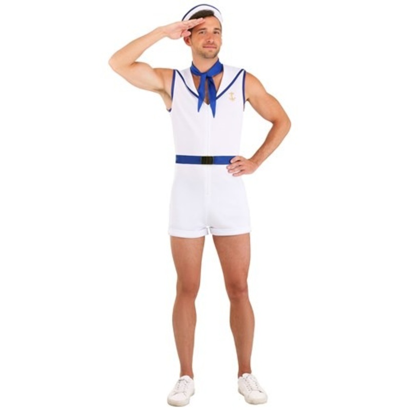 Sunbathing Sailor Men's Costume Small