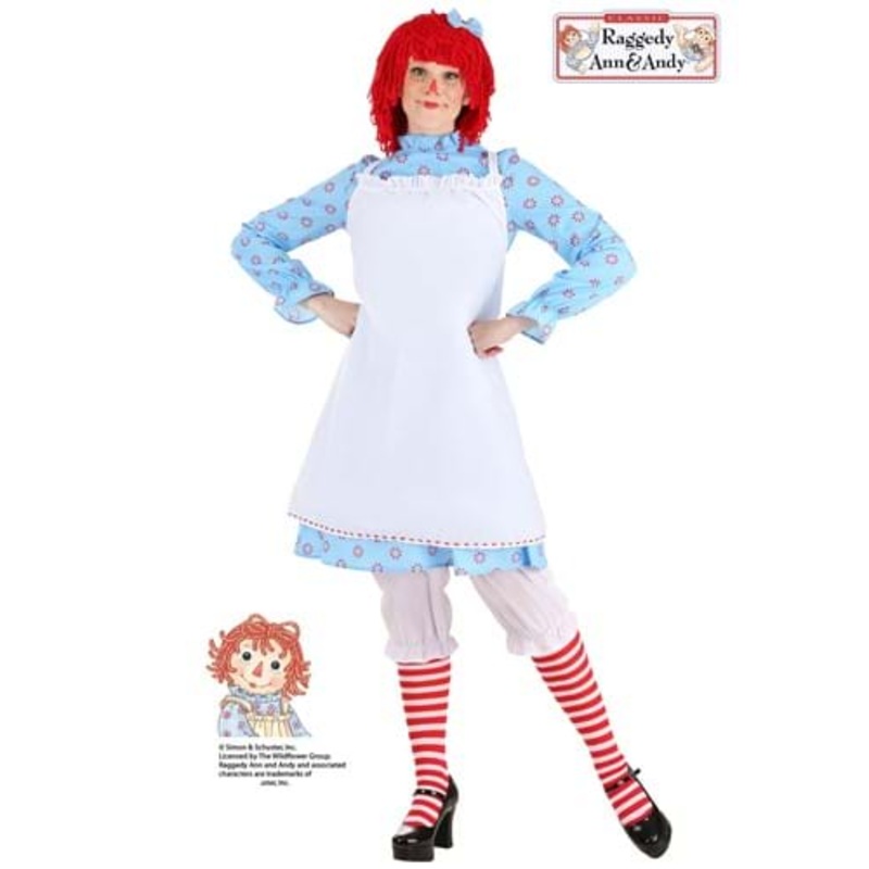 Woman's Exclusive Raggedy Ann Costume Small
