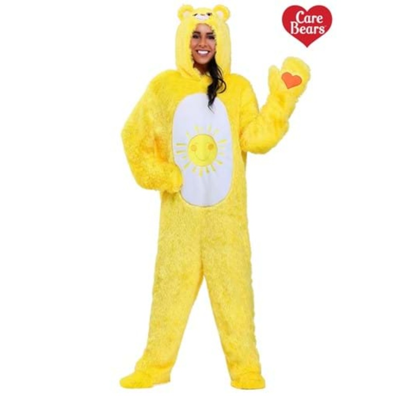 Adult Plus Size Care Bears Funshine Bear Costume 2X