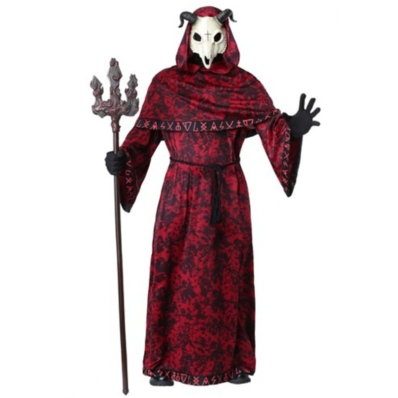Adult Plus Size Evil Skull Demon Costume 2X