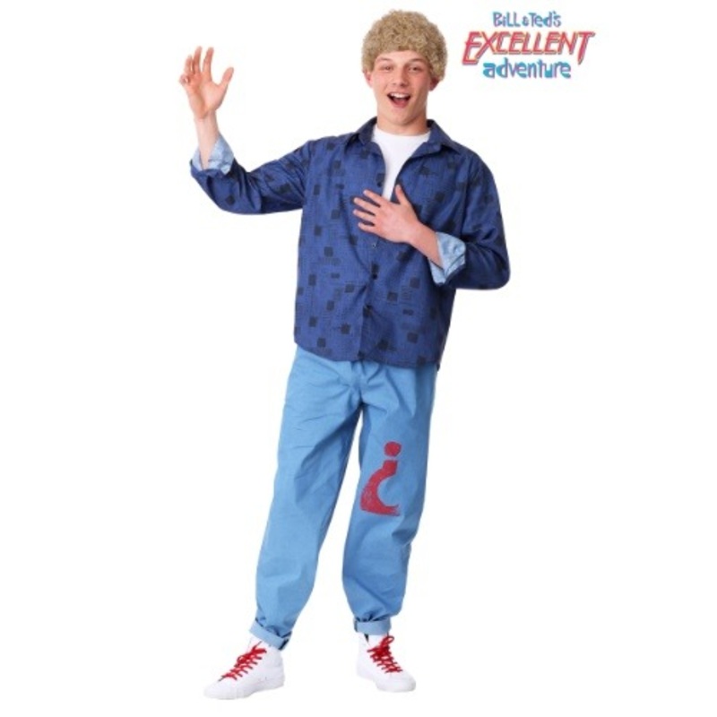 Bill & Ted's Excellent Adventure Bill Costume for Adults Small