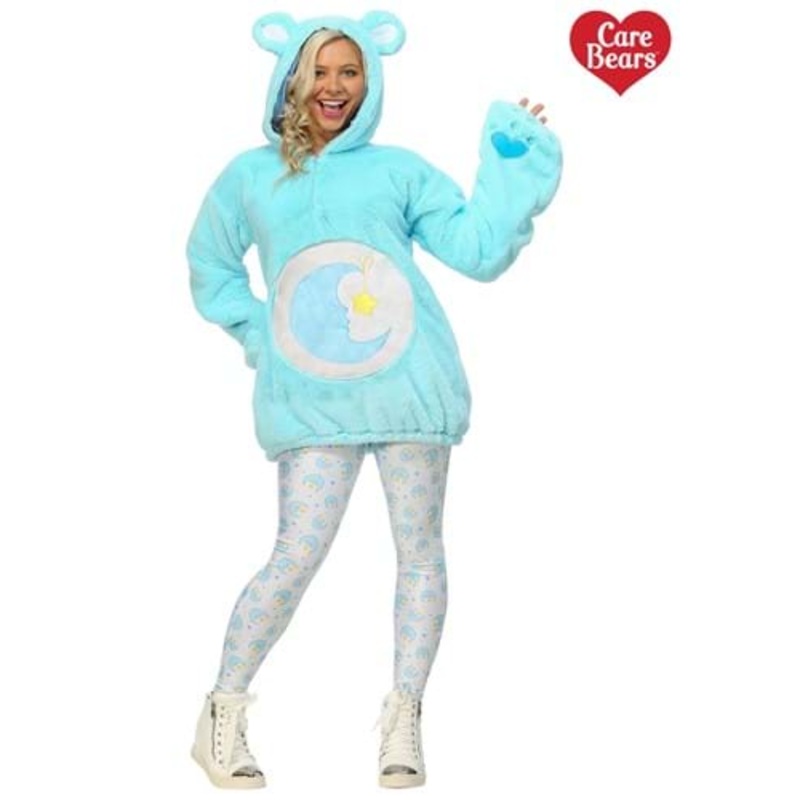 Plus Size Care Bears Women's Deluxe Bedtime Bear Costume 1X