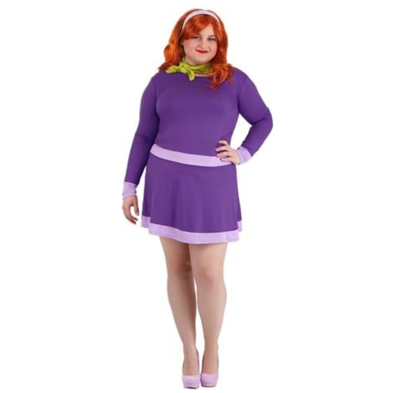 Women's Plus Size Scooby Doo Daphne Costume 1X