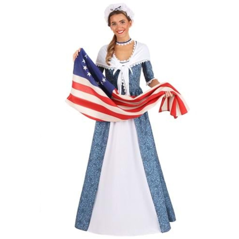 Betsy Ross Women's Costume Dress Small