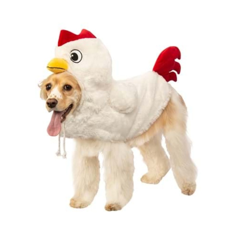Clucking Chicken Pet Costume Small