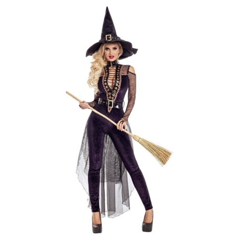 Midnight Violet Women's Witch Costume Small